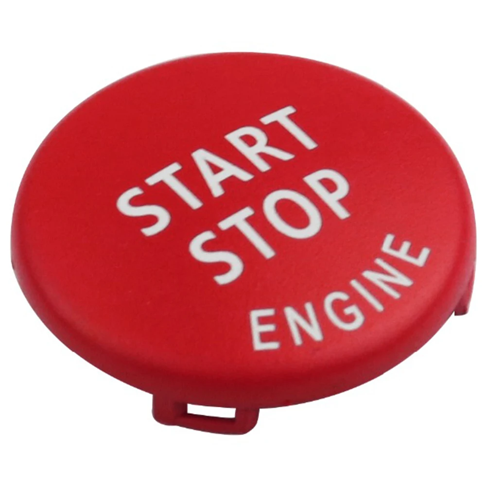 Car Auto Engine Start Stop Switch Button Cover 3*3CM For BMW E60 E91 E90 E92 E93