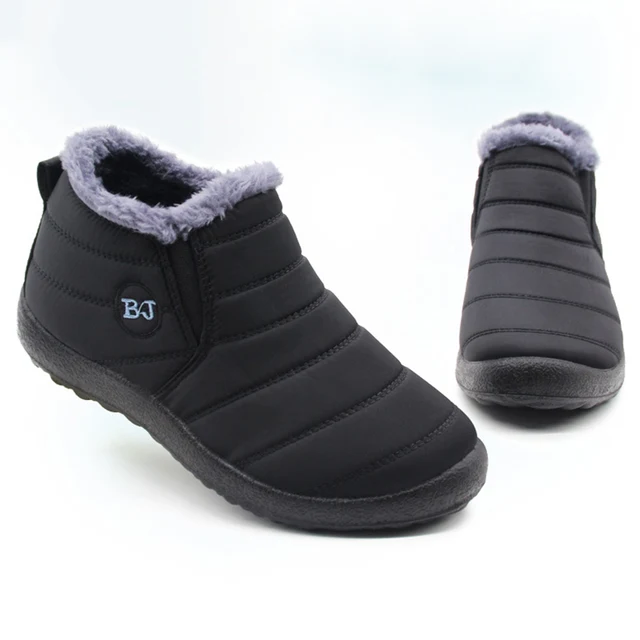 Men Boots Lightweight Winter Shoes For Men Snow Boots Waterproof Winter Footwear Plus Size 47 Slip On Unisex Ankle Winter Boots 1