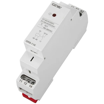 

GEYA GR8-116 16A Din Rail Type AC230V/DC24V Switch Relay Intermediate Relay Auxiliary Relay