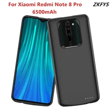 Power Cases 6500mAh зарядное устройство чехол для Xiaomi Redmi Note 8 Pro портативное зарядное устройство Внешняя Зарядка крышка аккумулятора чехол
