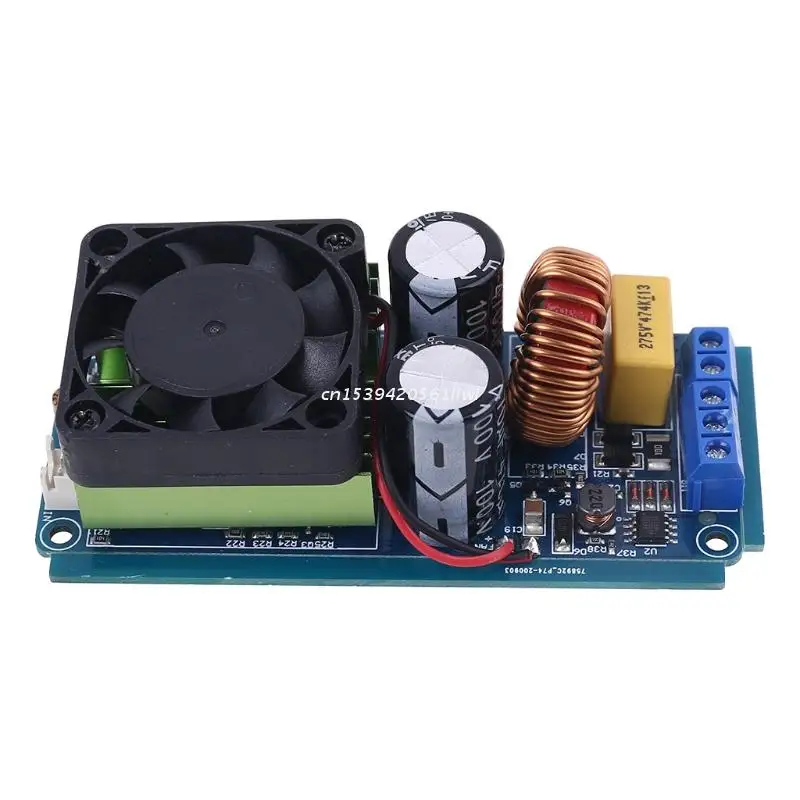 IRS2092S 500W Mono Channel Digital Amplifier Class D Stage HIFI Power Amp Board with Fan Dropship | Электроника