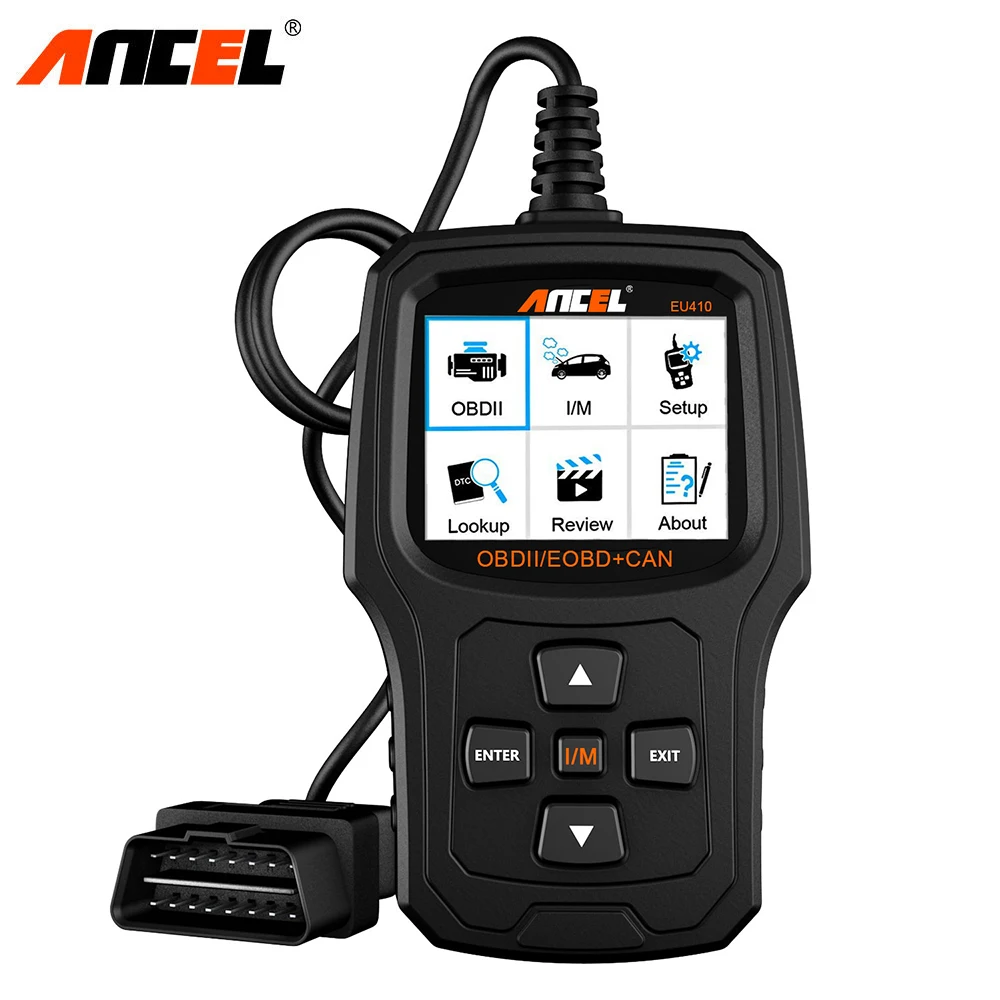Диагностический сканер ANCEL EU410 OBD2 ODB для Peugeot Citroen Renault Opel считыватель кодов