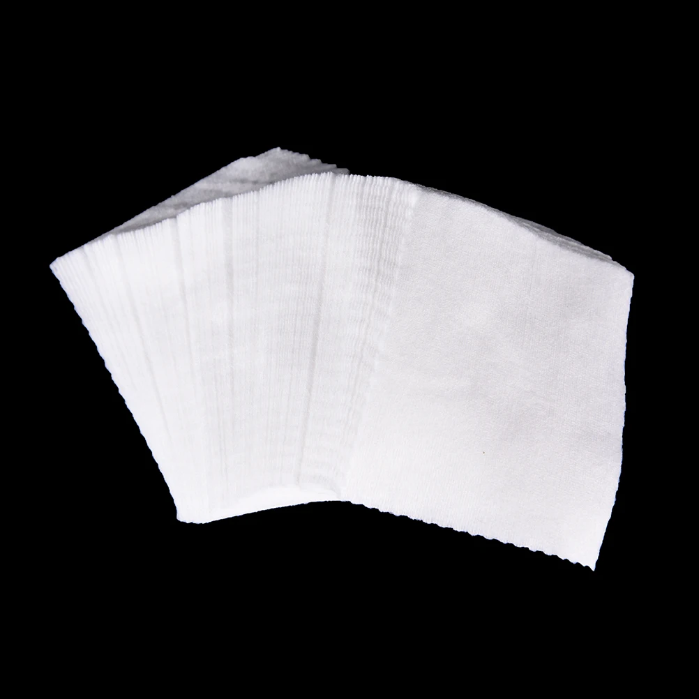 Limited 100pcs/pack Make Up Remover Cotton 7cm*6cm White Nail Art Wipes Uv Gel Polish Remover Cleaner Wipe Cotton Lint