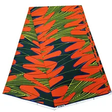 Новое поступление Анкара ткань высокого качества настоящий голландский воск ткань настоящий воск африканская вощеная ткань Принт 6 ярдов V 753