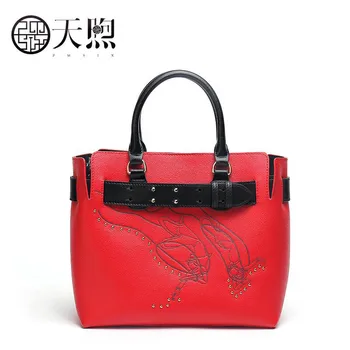 

2020 New woemn leather bag fashion bags handbags women famous brands red Large capacity women handbag shoulder messenger bag