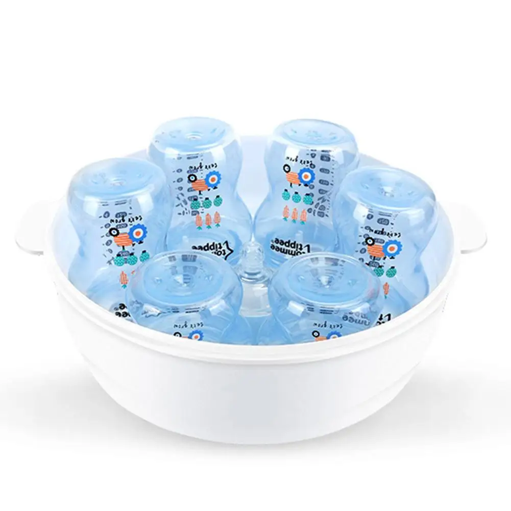 Высокая емкость термостойкая детская бутылка микроволновая печь паровой стерилизатор коробка для хранения