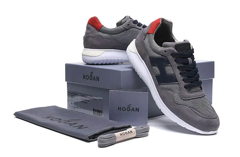 Hogan модные роскошные мужские удобные дышащие кроссовки Scarpe сетчатые уличные кроссовки для фитнеса с воздушной амортизацией кроссовки для бега