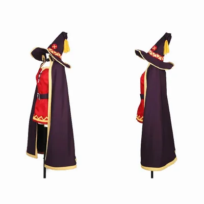 KonoSuba benediction de dieu/ce monde merveilleux Megumin плащ халат tenue uniforme аниме костюмы для косплея