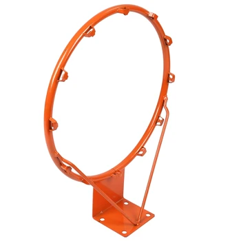 

Basketball Rim Net Indoor Outdoor Hanging Basketball Goal with All Weather Net Wall Mounted Basketball Hoop 18 inch