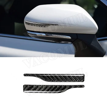 

2 PCS/Set Carbon Fiber Side Rearview Mirror Cap Trim Strips Scratches Resistant Stickers For Toyota For BMW Universal Car