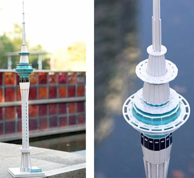 3D головоломка модель небесная башня SkyTower Новая Зеландия Окленд SkyCity сувенир Большой