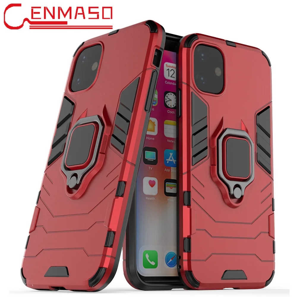 Чехол для iPhone 11 pro Max 5 8 6 1 2019 бронированный чехол 7 Plus с автомобильным держателем XR