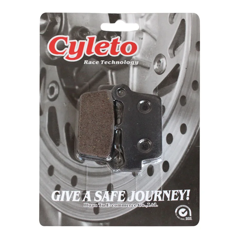 Cyleto Motorcycle Front Rear Brake Pads for YAMAHA YZ125 YZ250 YZ250F YZ450 YZ450F 03-07 WR250F WR250R 03-15 WR450 WR450F 03-15