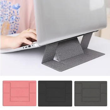 

Portable Laptop Stand Folding Bracket Adjustable Labtop Pad Holder For MacBook Notebook Tablet Desktop Riser Kickstand Support