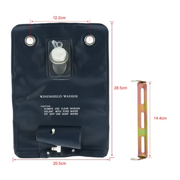 

Auto Stijl 12 V Universele Ruitenwisserinstallatie Pomp Tas Kit Met Jet Auto Stijl 12 V Universele