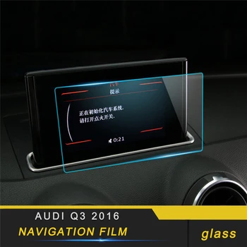 

For Audi Q3 8U 2016 2017 2018 Car Styling Navigation Screen Protective Film Protector Cover Sticker Interior Accessory