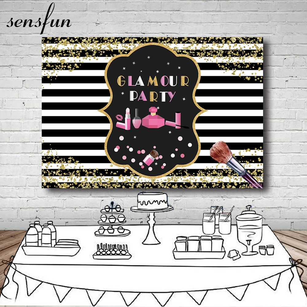 Sansfun 女の子のためのキラキラの背景 白 黒 ストライプ ゴールドのキラキラドット 誕生日の写真の背景 背景 Aliexpress Sansfun 女の子のためのキラキラの背景 白 黒 ストライプ ゴールドのキラキラドット 誕生日の写真の背景 背景 Aliexpress