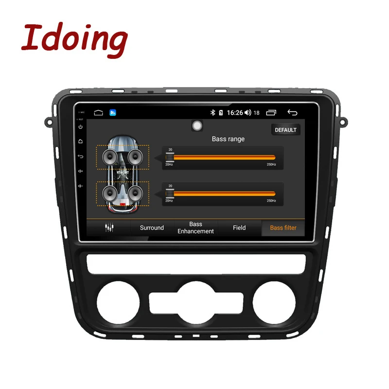 Idoing " 4G+ 64G 2.5D ips Восьмиядерный автомобильный Android8.1 радио видео плеер для VOLKSWAGEN Passat 2013 gps навигация и ГЛОНАСС