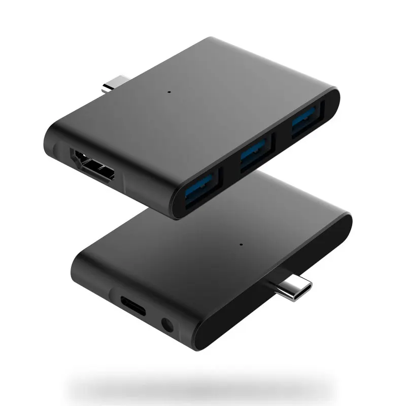 USB C концентратор адаптер с USB-C TYPE C PD Зарядка 4K HDMI USB 3,0 3,5 мм наушники для iPad Pro MacBook Pro SAMSUNG S8 S9 S10