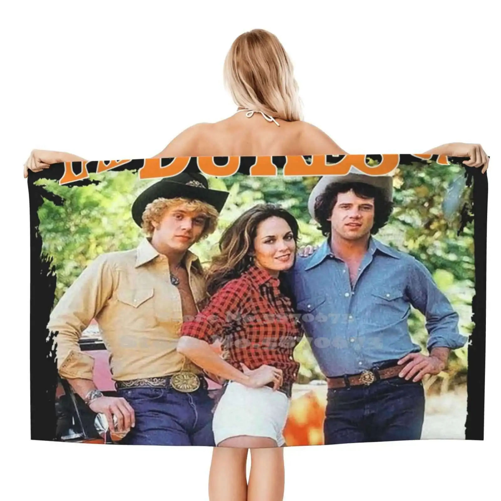 Dukes Of Hazzard Fashion Soft Asciugamano Da Bagno Doccia General Lee Of Hazzard Hazzard Charger Bo Car Daisy Luke Luke The General Lee
