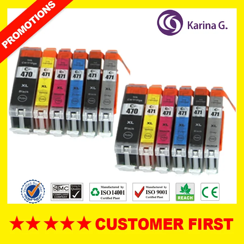 Совместим с Canon PGI470 CLI471 PGI-470 PGI 470 картридж костюм для Canon PIXMA MG7740 TS8040 TS9040 и т. Д