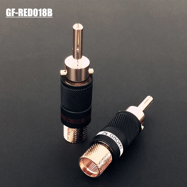Hi End Gaofei Медь родием GF RHOO21B RED018B Fi аудио усилитель CD плеер dvd Динамик кабель бананан