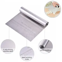 Скребок для теста для пиццы лопатки резак для выпечки торта Кондитерские инструменты с измерительной шкалой кухонные аксессуары для украшения торта