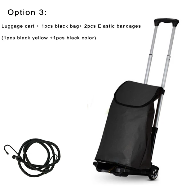 Складной портативный мини-чемодан на колесиках из алюминиевого сплава, небольшой чехол на колесиках для семейных путешествий - Цвет: Темно-серый