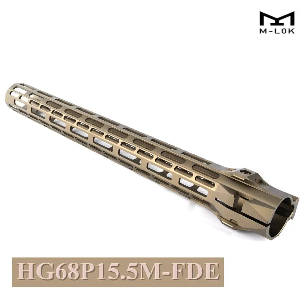 15," ar15 handguard free float mlok handguard M4 система крепления черный/синий/FDE/красный handguard airsoft mlok grip