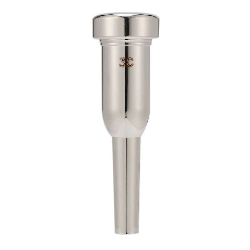 Trumpet Mouthpiece Meg 3C Size Silver for Bach Beginner Musical Accessories Parts with LOGO | Спорт и развлечения