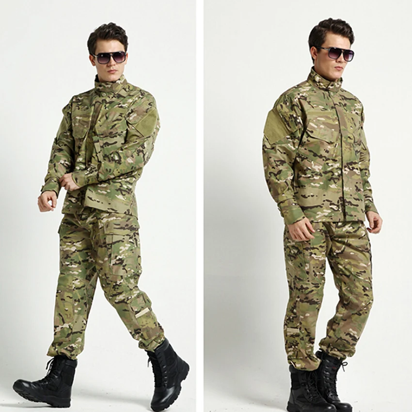 WW2 пустыня камуфляж печати Человек Военная Униформа Безопасности Боевой тактическая куртка + брюки костюмы солдат; Армия костюм