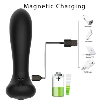 Remote Control Rolling Anal Vibrator Vibrating Prostate Massager Male Butt Plug Prostata Stimulator Anal Sex Toy for Woman & Man 4