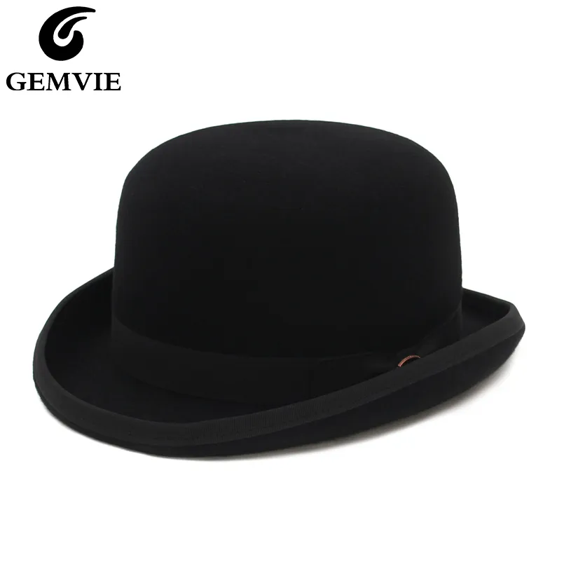 Gents Quality Hand Made Pork Pie Felt Trilby Hat 100% Wool Satin Lined 