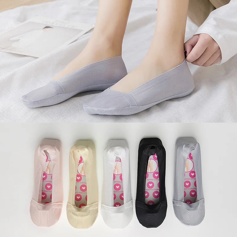 

Ankle Socks Women Boat Socks Ladies Summer Breathable Comfortable High Elasticity Mesh Transparent Girls Short Sock