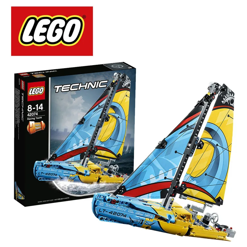 

LEGO Technic Racing Yacht 42074 Building Kit (330 Pieces) 2 Models in One Lego Ninjago Duplo Building Blocks DIY Educational Toy