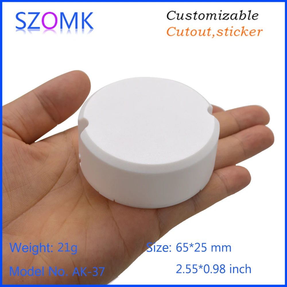 

10 pcs, 65*25mm PC material LED plastic enclosure box small plastic power supply enclosure plastic casing for pcb design