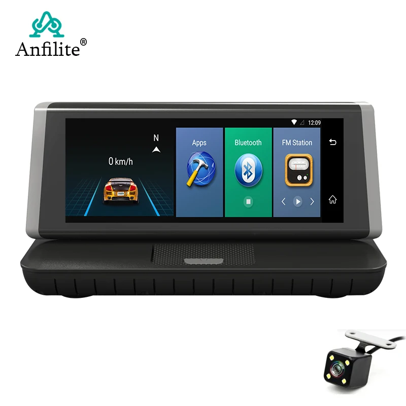 8.0" Anfilite 8 дюймов ADAS DVR Автомобильная камера 4G Android 1G+ 16G FHD 1080P видеорегистратор регистратор с двумя камерами ночного видения - Размер экрана, дюймов: 8.0"