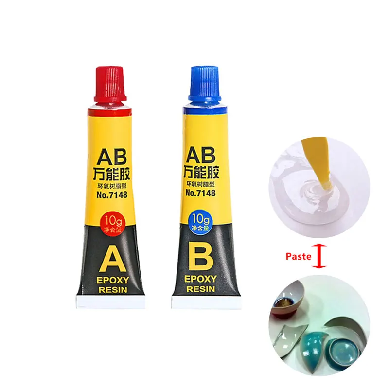 

Glue Repair Wood Metal DIY Adhesives 2pcs/Set Water Proof Cheap Strongly Sticky Epoxy Adhesive Home Steel Car AB Glue