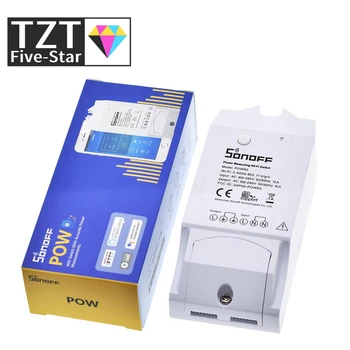 

Sonoff Pow R2 15A 3500W Wifi Smart Switch Higher Accuracy Power Consumption Measure Monitor Current Energy Usage Work With Alexa