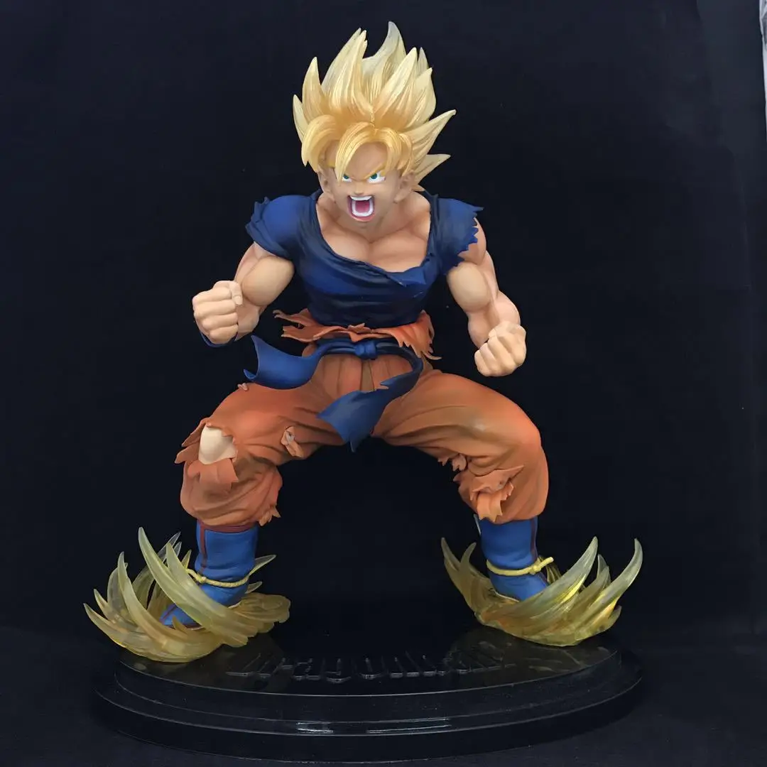 2 стиля аниме Dragon Ball Z Vegeta Broli Son Goku Art Ver. ПВХ фигурка Модель Коллекция игрушек Brinquedos 17,5 см - Цвет: Transparent no box