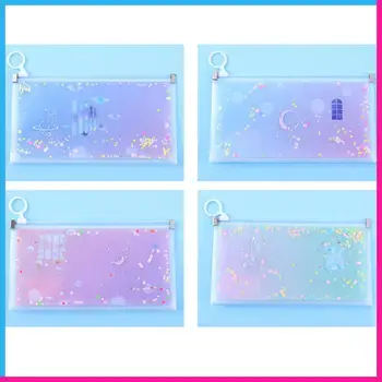 

Mask Storage Bag Cartoon Portable Waterproof And Dustproof Bag Stationery Pencil Case Zipper Bag Accommodation Clip