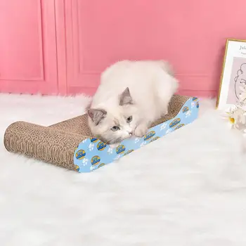 

Sofa Type Cat Scratcher Cardboard Reversible Corrugated Corn Gel Replacement Scratching Cushion Lounge Bed Cat Scratching Pad
