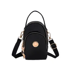 Женская Холщовая Сумка Дизайнерские фиолетовые сумки известный бренд женские сумки женские нейлоновые сумки на плечо для мобильного телефона маленькая квадратная сумка сумочка