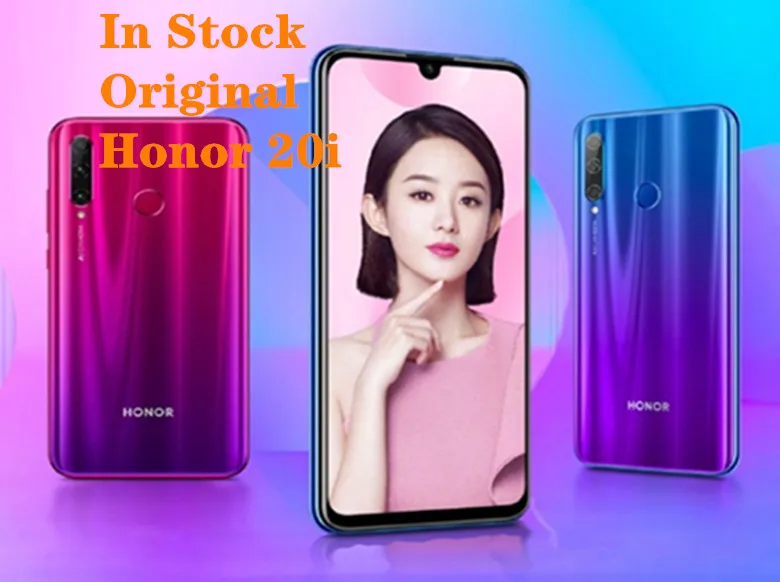 Новинка,, Honor 20i, смартфон, 6,21 дюймов, Kirin 710, четыре ядра, 6 ГБ ОЗУ, 256 Гб ПЗУ, 32,0 МП, для распознавания лица, Android 9,0, телефон