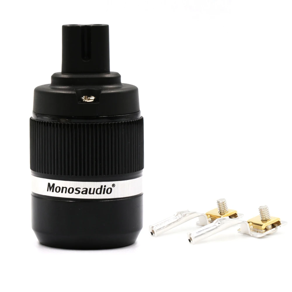 Monosaudio F180 Рисунок 8 Чистая медь разъем питания, 25A/250V гнездовой разъем питания, IEC320 C7 сетевой гнездовой разъем питания