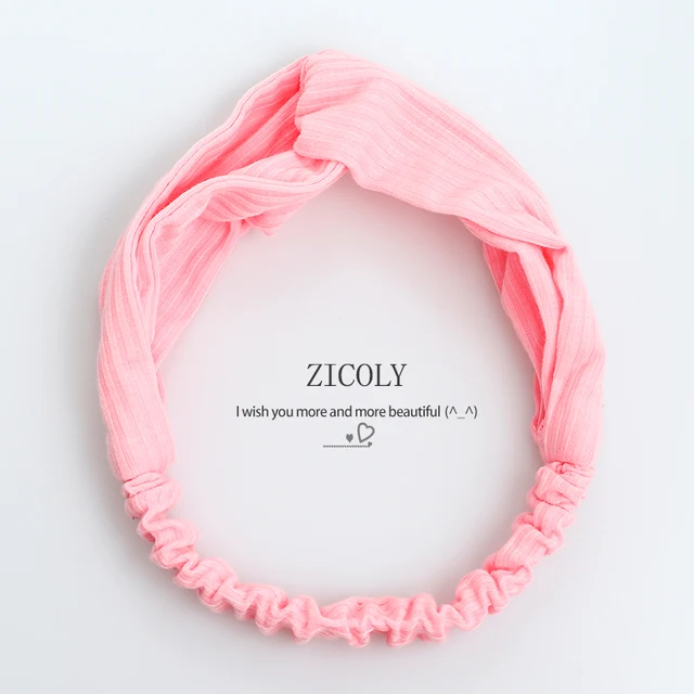 New Women Fashion Hair bands Cross Knot Elastic Hair Band Korean face wash hair band girl small fresh HairBands Hair Accessories style-1