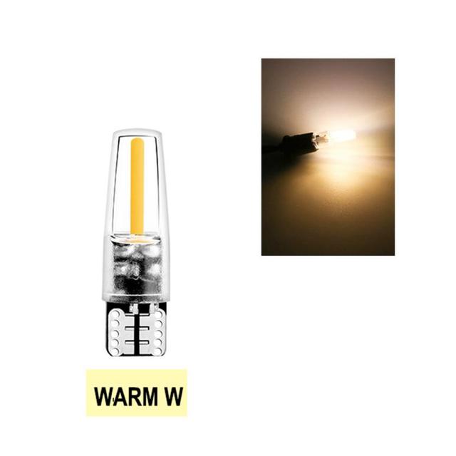T10 W5W LED Canbus Car Interior Reading Dome Lights Auto Parking Lamp Car 5W5 LED Bulb COB DC 12V LED Signal Lamp Dropship