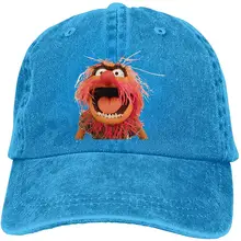 Oldman животное Muppet Мужская и Женская Ретро ковбойская шляпа Регулируемая ковбойская шляпа бейсбольная Кепка Синяя