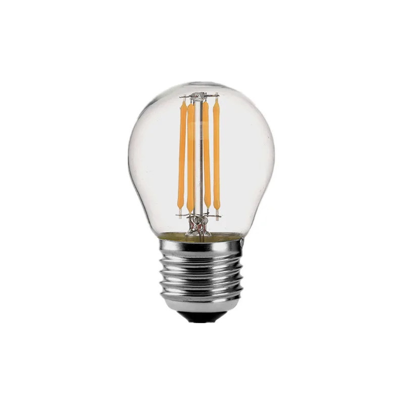 

G45 LED Edison Tungsten Filament Lamp E27 2W/4W/6W Retro Creative Glass Bulb Transparent Brown Home Decoration Lighting Bulb