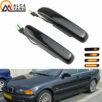 

For BMW 3 Series E46 Sedan Coupe Wagon Convertible 1997-2001 Led Dynamic Turn Signal Light Side Fender Marker Sequential Lamp